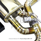 Titanium Valved Catback Exhaust System for Toyota Supra A90 A91 3.0T - Bull Boost Performance
