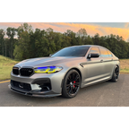 3D Carbon Fiber Front Splitter Lip (1-Piece) for BMW F90 M5 G30 LCI - Bull Boost Performance