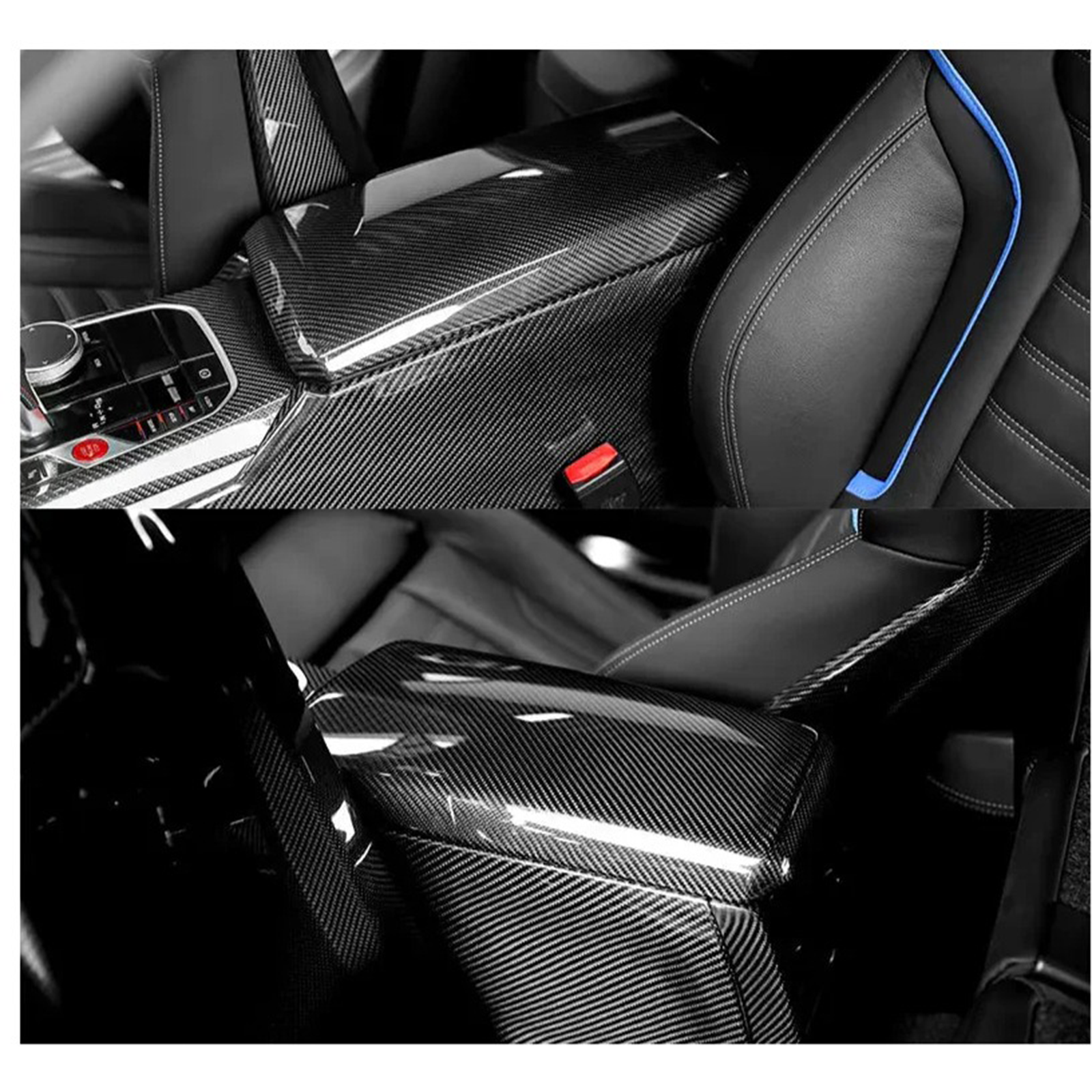 Prepreg Carbon Fiber Full Interior Panel Cover Kit for BMW G87 M2 G80 G81 M3 G82 M4 M440i - Bull Boost Performance