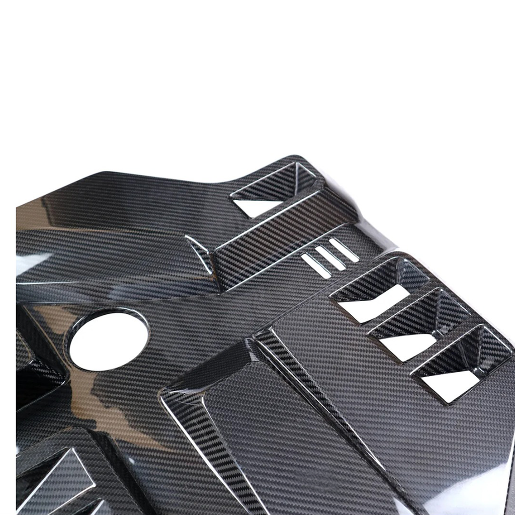 Carbon Fiber Engine Cover (Big Size Replacement) for BMW G87 M2 G80 G81 M3 G82 G83 M4 - Bull Boost Performance