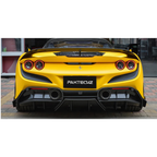 Carbon Fiber Rear Diffuser for Ferrari F8 Tributo Spider by Stratec Systems