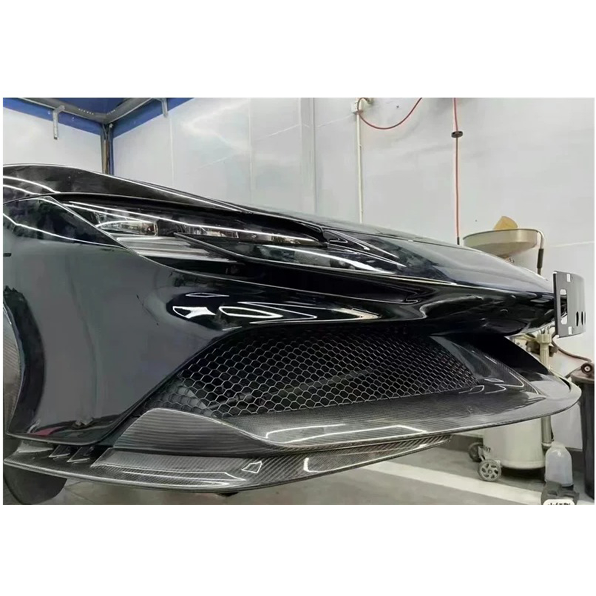 Carbon Fiber Side Front Lip Splitters for Ferrari SF90 by Stratec Systems