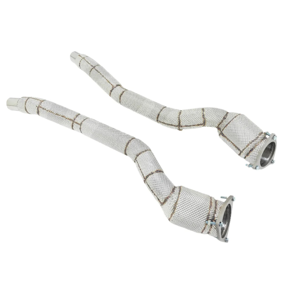 Exhaust Downpipe w Heat Shield for Ferrari F12 Berlinetta Ferrari 812 Superfast Ferrari FF by Stratec Systems