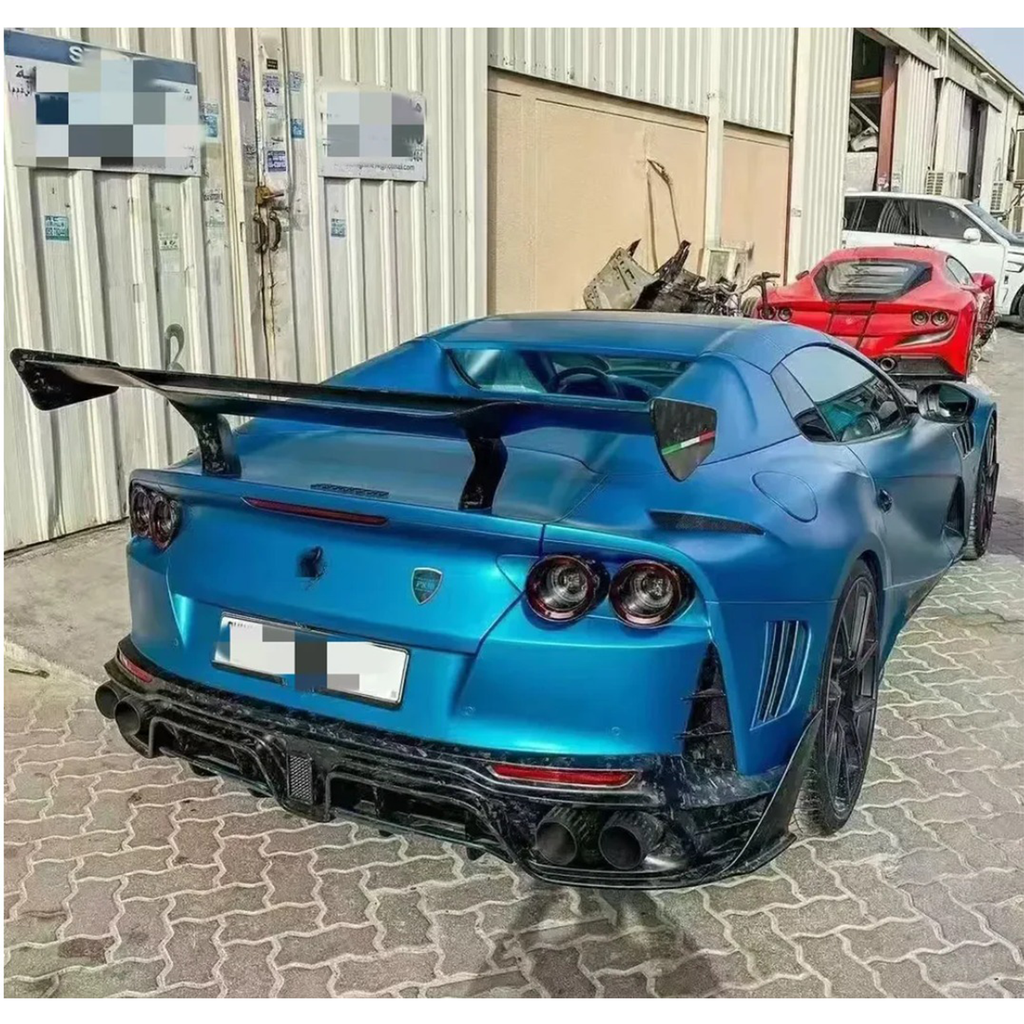 Prepreg Carbon Fiber GT Rear Wing for Ferrari 812 Superfast by Stratec Systems