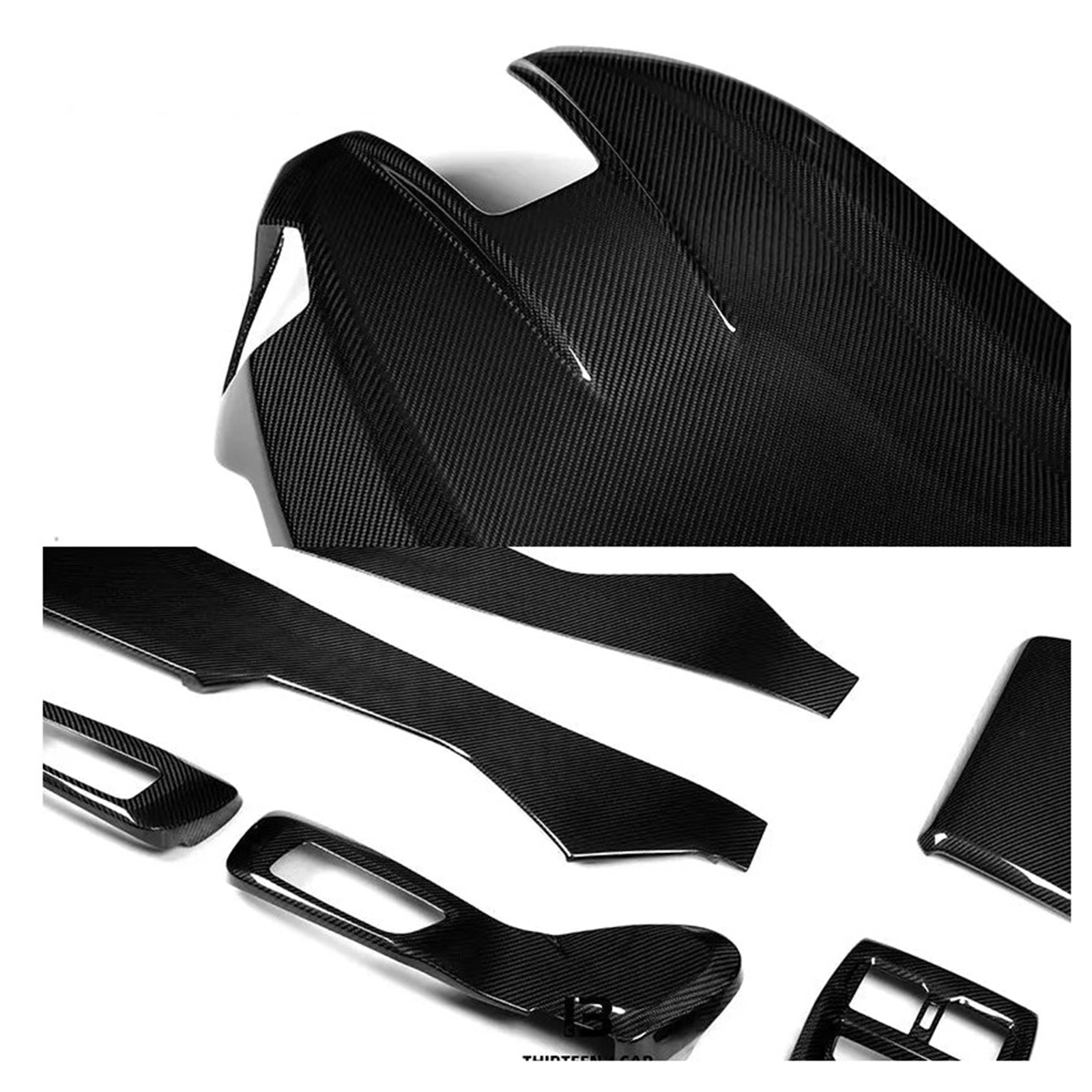Prepreg Carbon Fiber Full Interior Panel Cover Kit for BMW G87 M2 G80 G81 M3 G82 M4 M440i - Bull Boost Performance