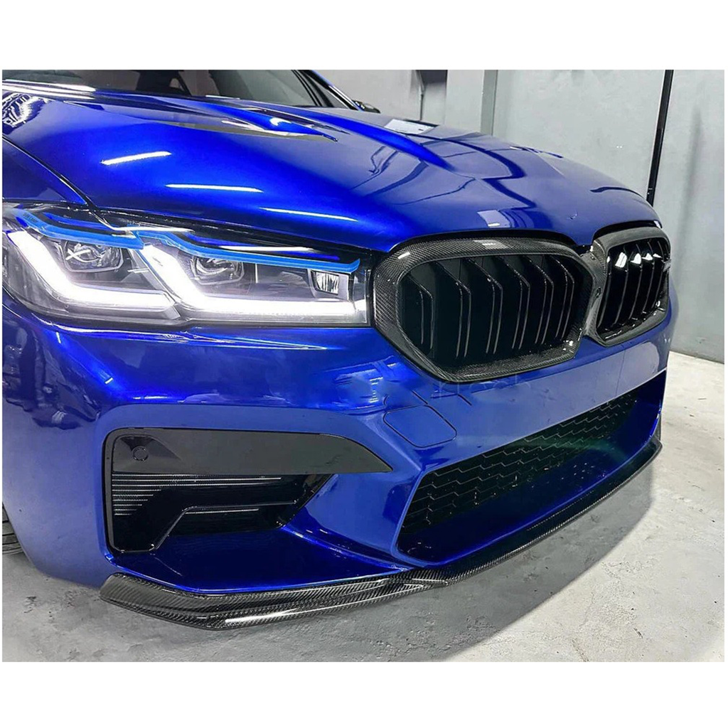 Carbon Fiber CS Style Front Lip for BMW F90 M5 LCI - Bull Boost Performance