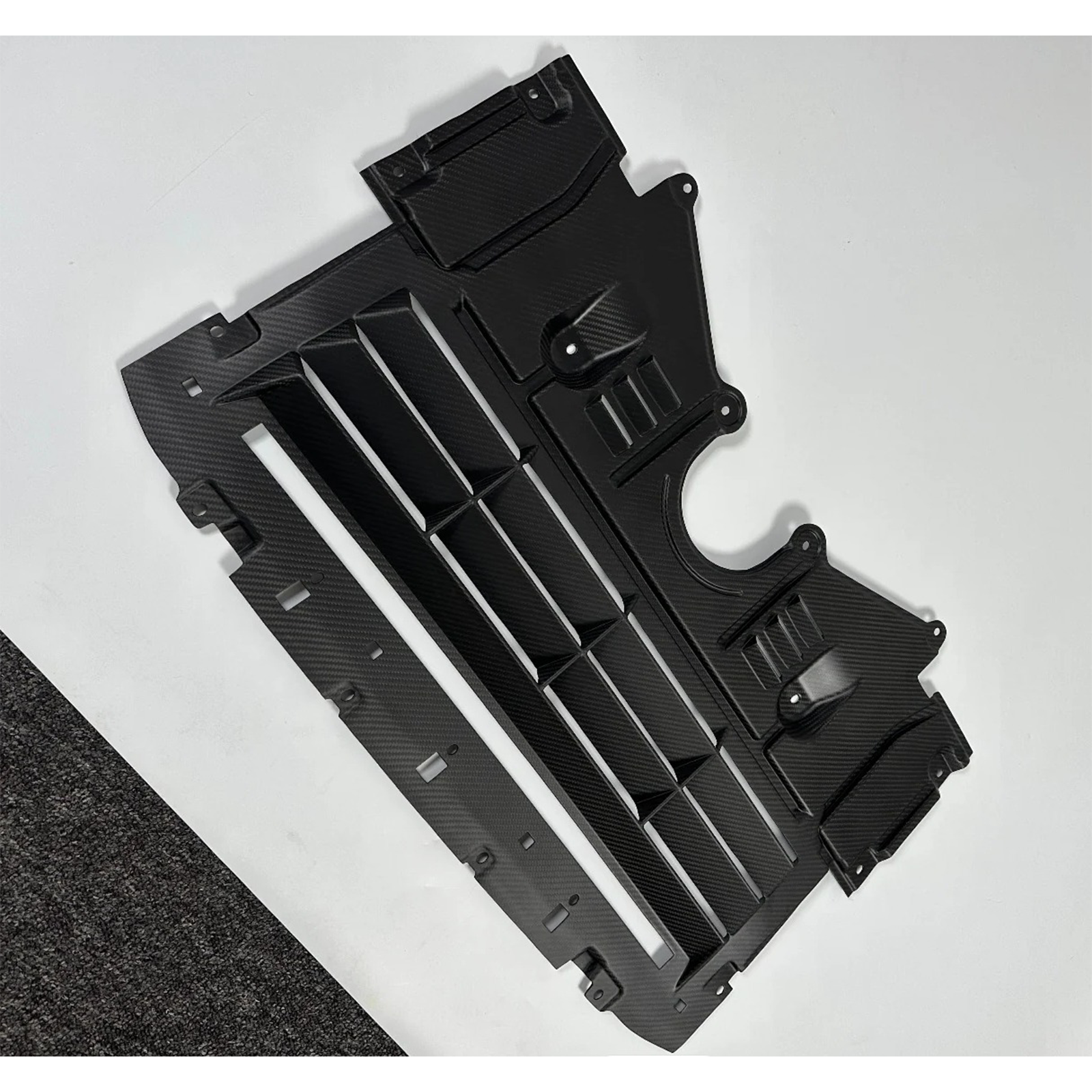 Dry Carbon Fiber Vented Oil Cooler Guard for BMW G8X G80 M3 G82 M4 - Bull Boost Performance