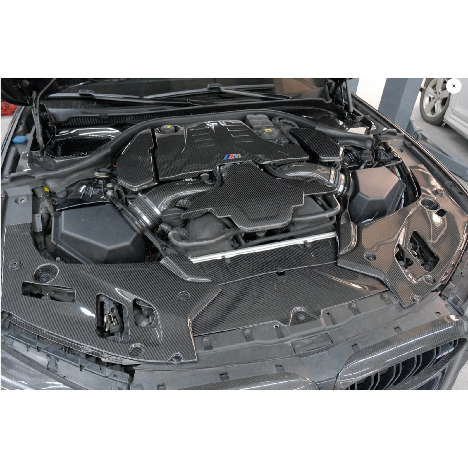 Carbon Fiber Complete Engine Bay Kit for BMW F90 M5 F91 F92 F93 M8 G30 5 Series - Bull Boost Performance
