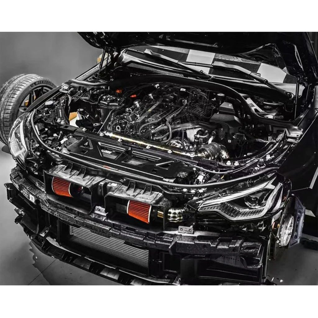 S58 High-Flow Front Mount Air Intake System for BMW G87 M2 G80 M3 G82 M4 - Bull Boost Performance