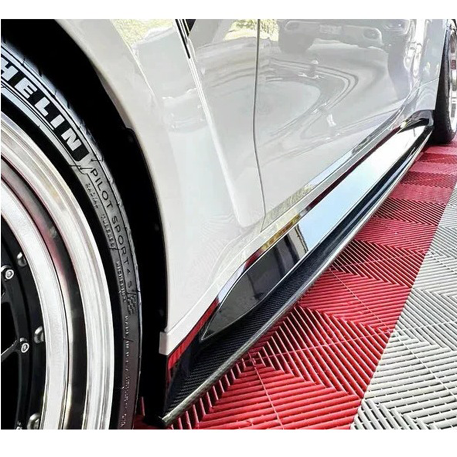 Carbon Fiber Side Skirts Extension for BMW G80 M3 G82 G83 M4 - Bull Boost Performance