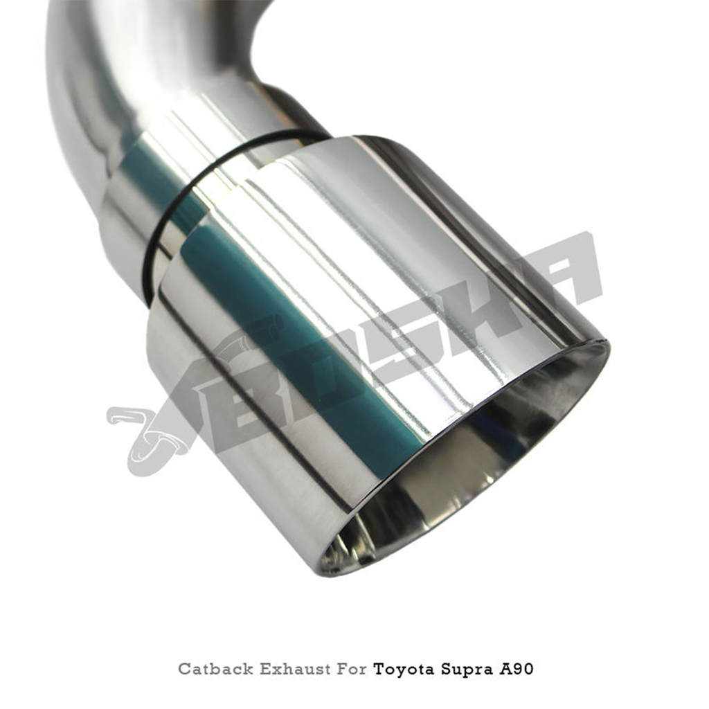 T304 Stainless Valved Catback Exhaust System for Toyota Supra A90 A91 3.0T - Bull Boost Performance