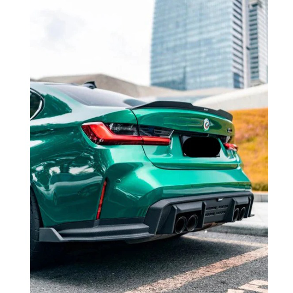 Carbon Fiber V2 Rear Diffuser & Canards for BMW G80 M3 - Bull Boost Performance