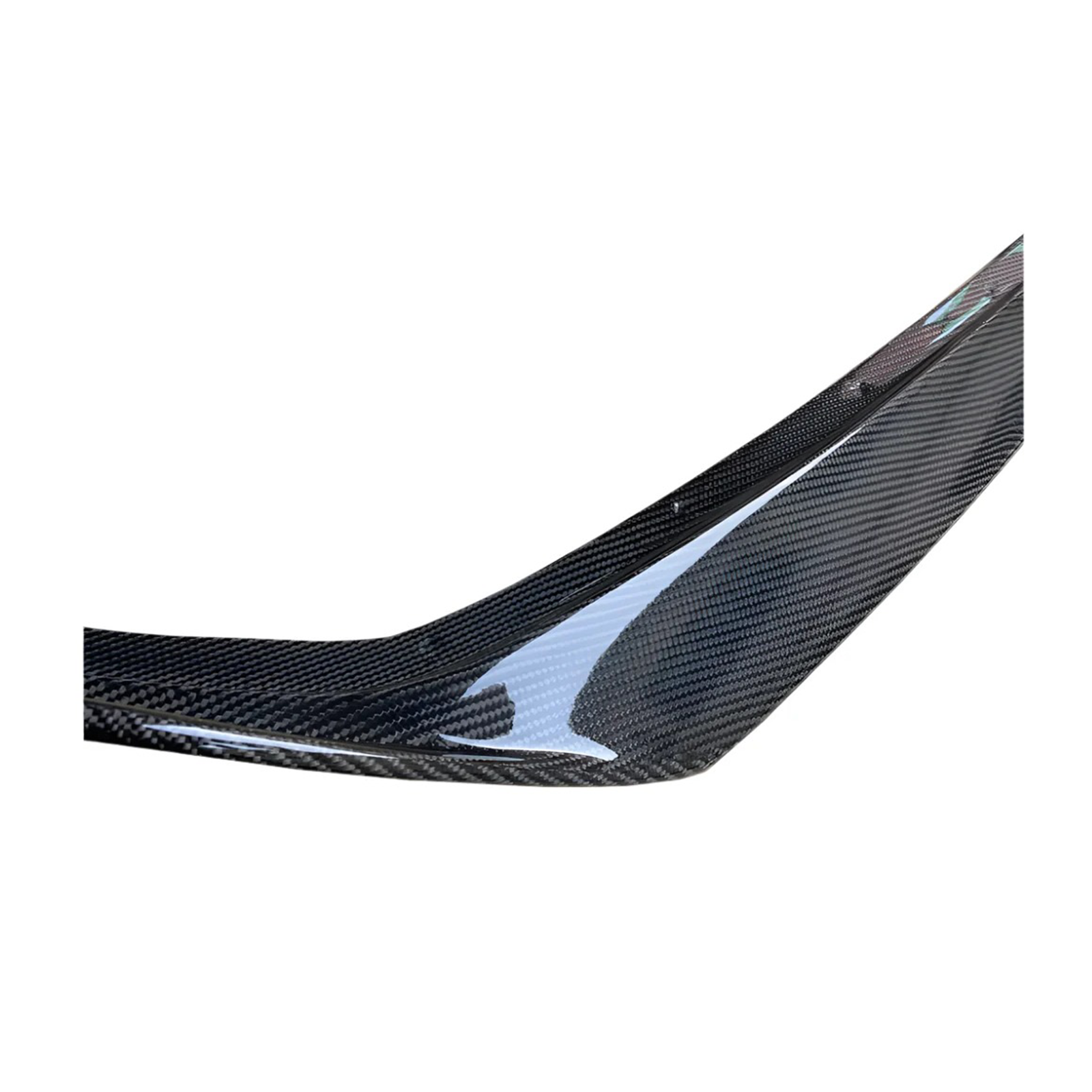 V Style Carbon Fiber Front Lip for Chevrolet Corvette C8 - Bull Boost Performance