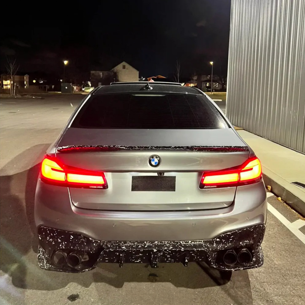 Clear LED Rear Tail Lights for BMW F90 M5 G30 5 Series - Bull Boost Performance