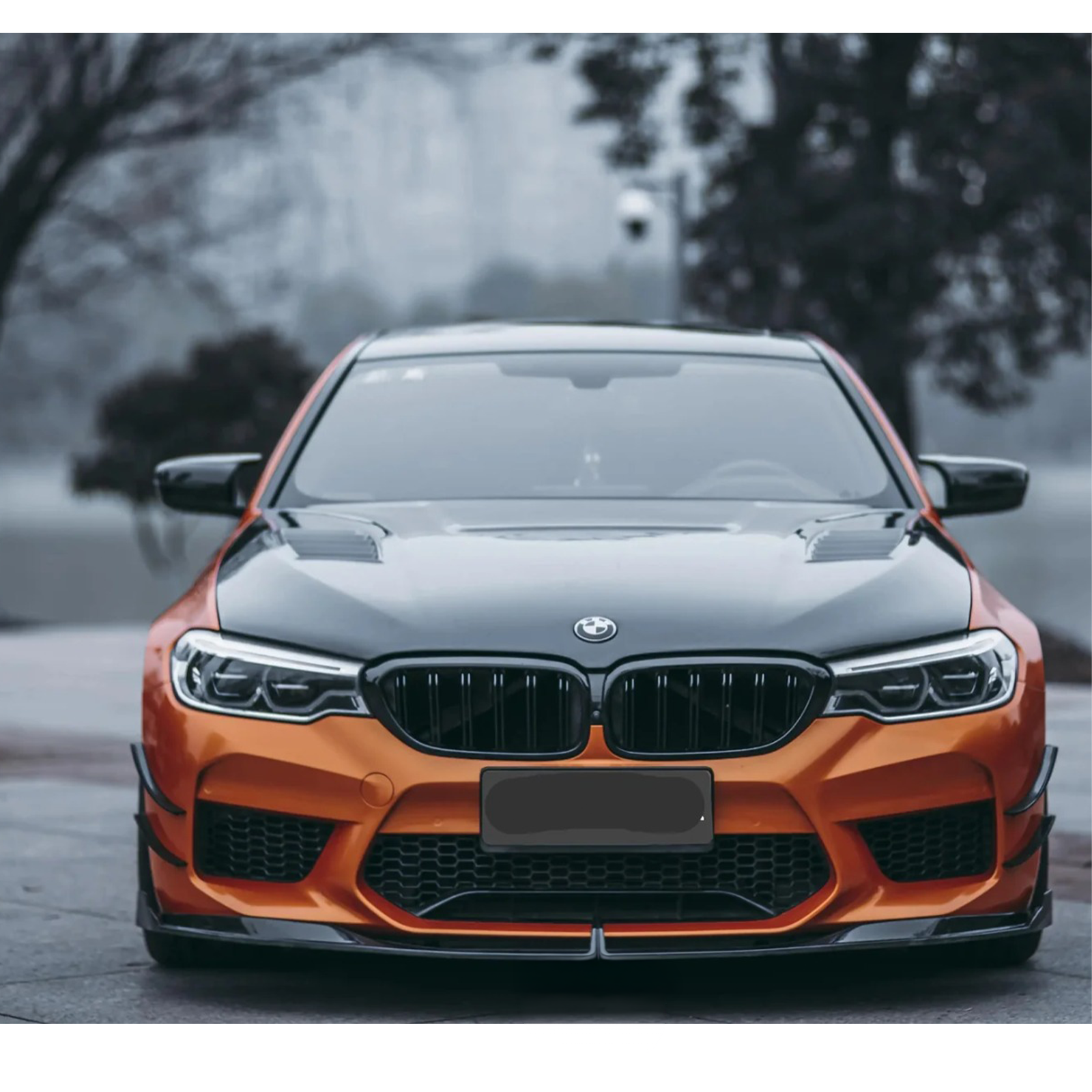 Prepreg Carbon Fiber TK Style Front Splitter Lip for BMW F90 M5 - Bull Boost Performance