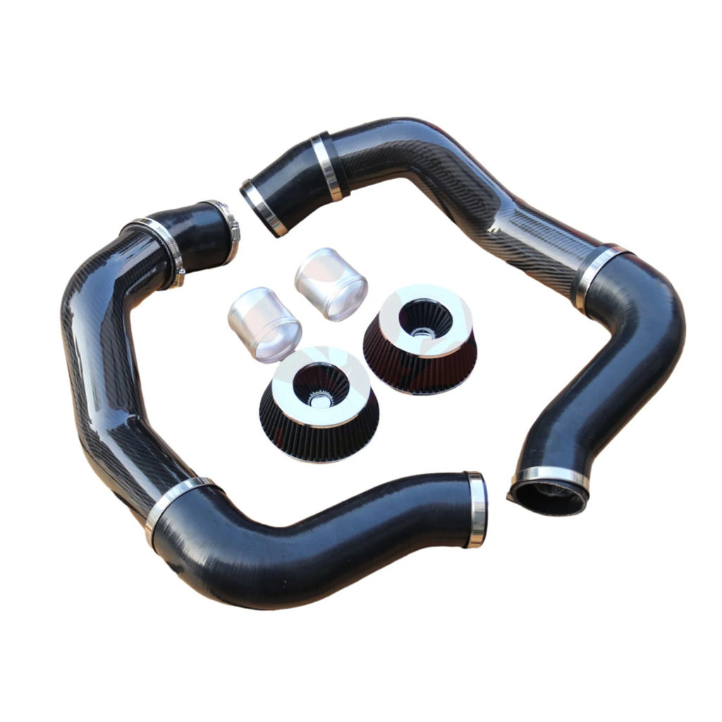 Dry Carbon Fiber Front Mount Intake System for BMW F90 F91 F92 F93 M5 M8 S63 - Bull Boost Performance