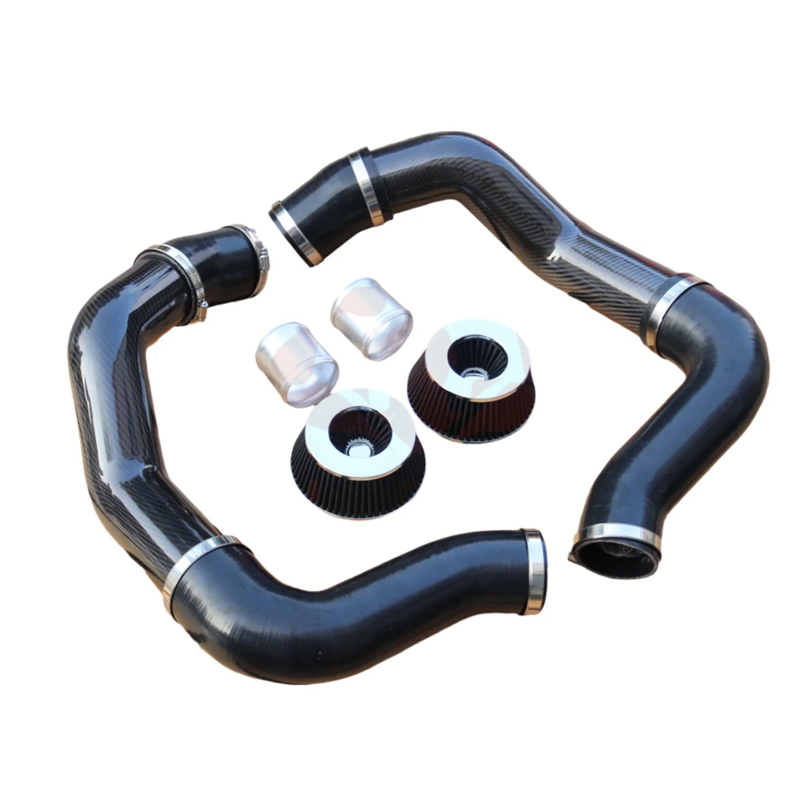 Dry Carbon Fiber Front Mount Intake System for BMW F90 F91 F92 F93 M5 M8 S63 - Bull Boost Performance