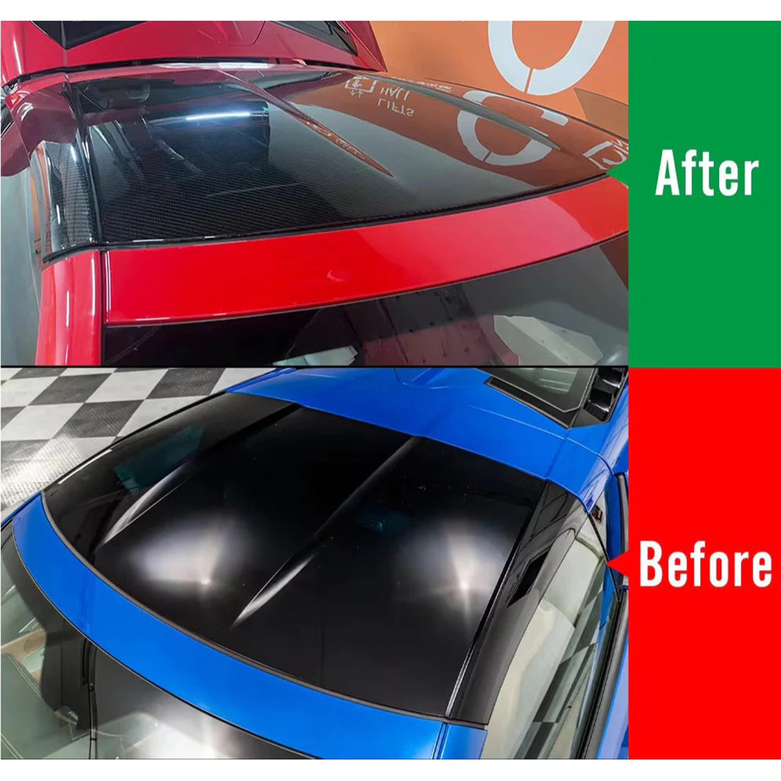 Dry Carbon Fiber Roof Replacement for Chevrolet Corvette C8 Z51 Z06 Z07 - Bull Boost Performance