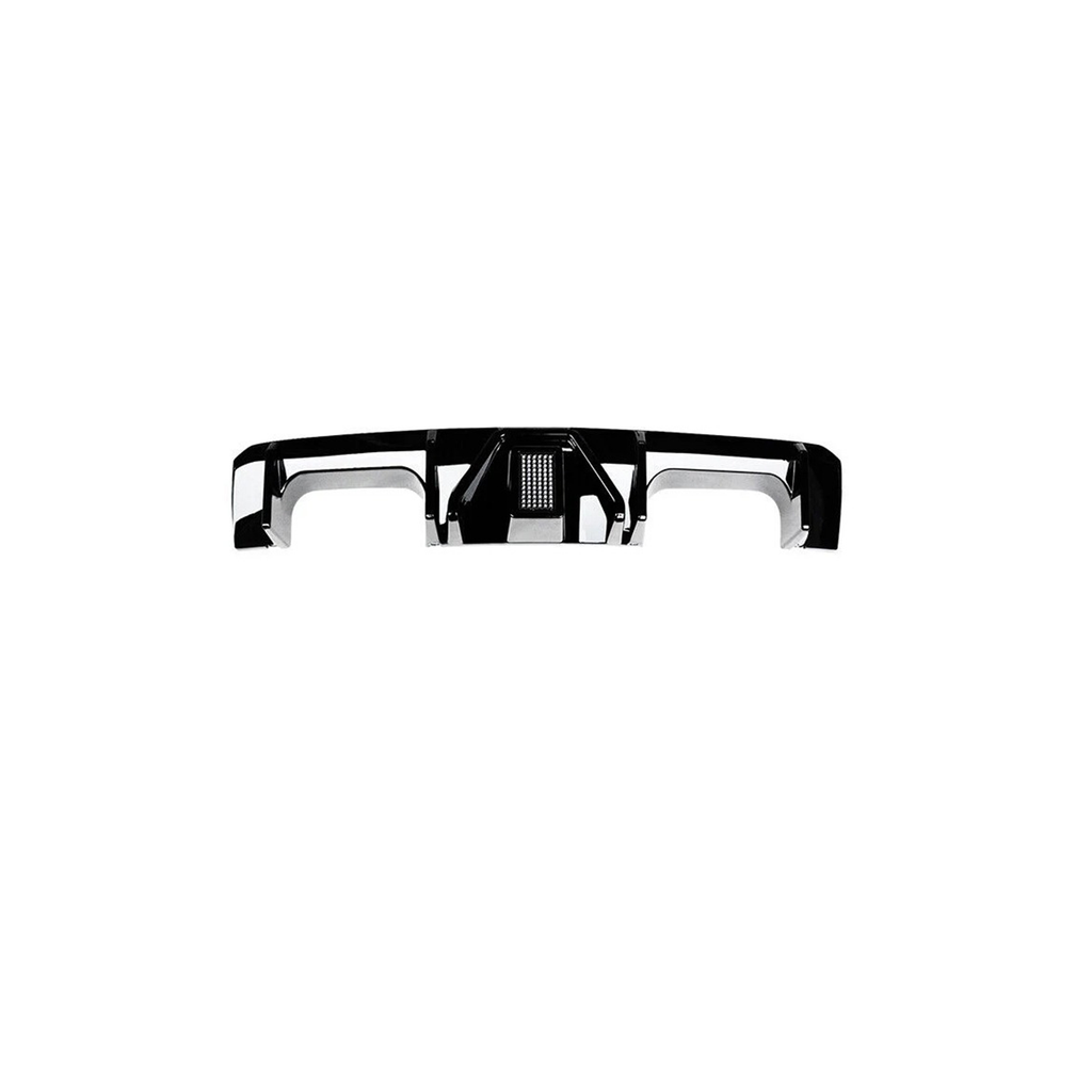 ABS Gloss Black Rear Diffuser w/ Brake Light for BMW G80 M3 G82 G83 M4 - Bull Boost Performance
