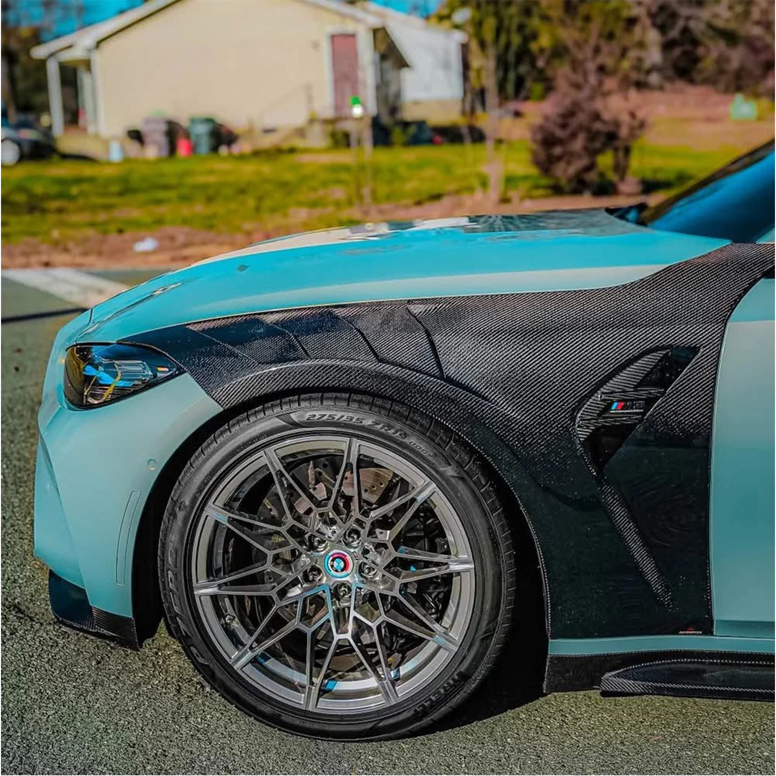 Carbon Fiber Front Vented Fenders for BMW G80 M3 G82 G83 M4 - Bull Boost Performance