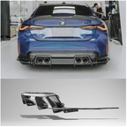 Prepreg Carbon Fiber FD Style Rear Diffuser for BMW G80 M3 G82 M4 - Bull Boost Performance