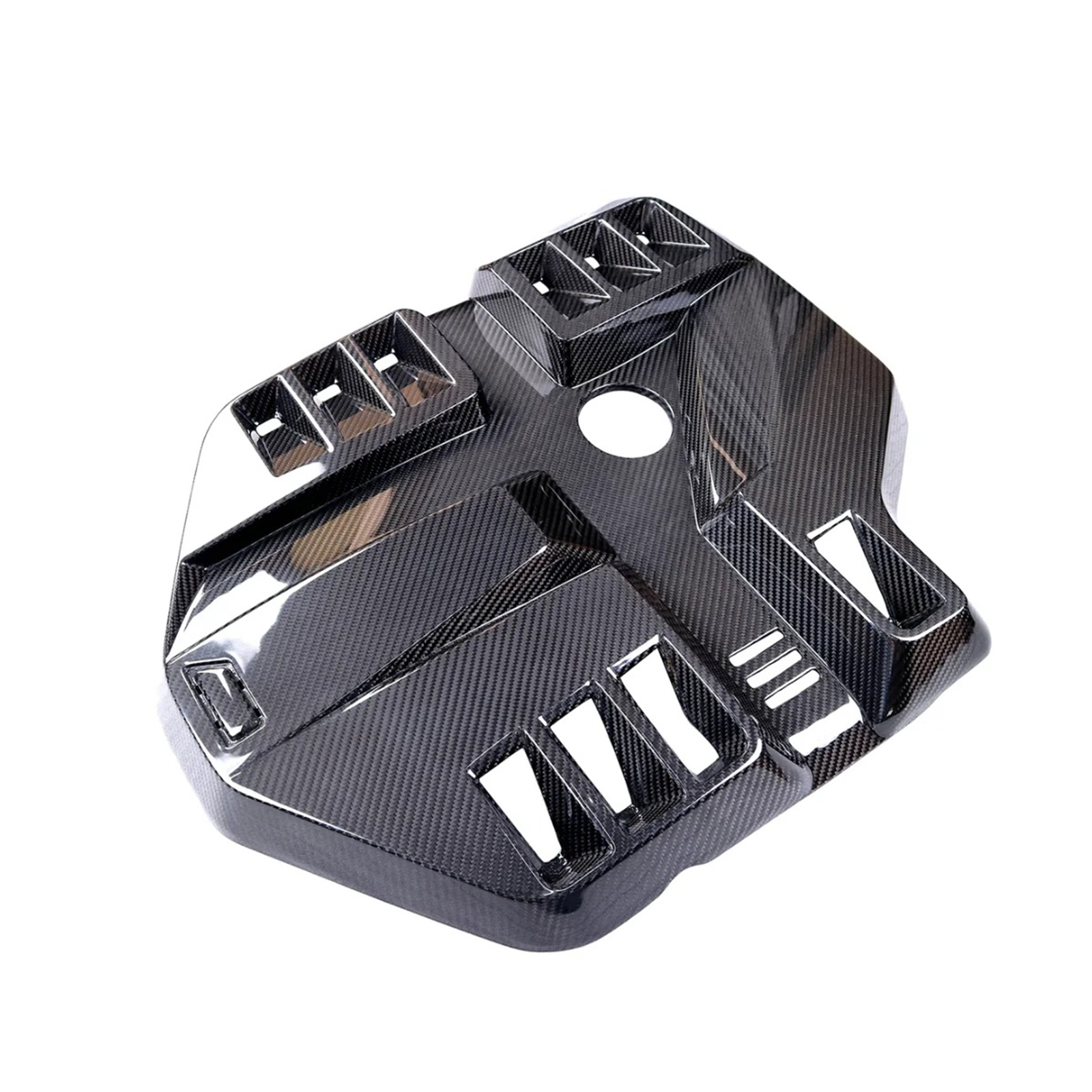 Carbon Fiber Engine Cover (Big Size Replacement) for BMW G87 M2 G80 G81 M3 G82 G83 M4 - Bull Boost Performance