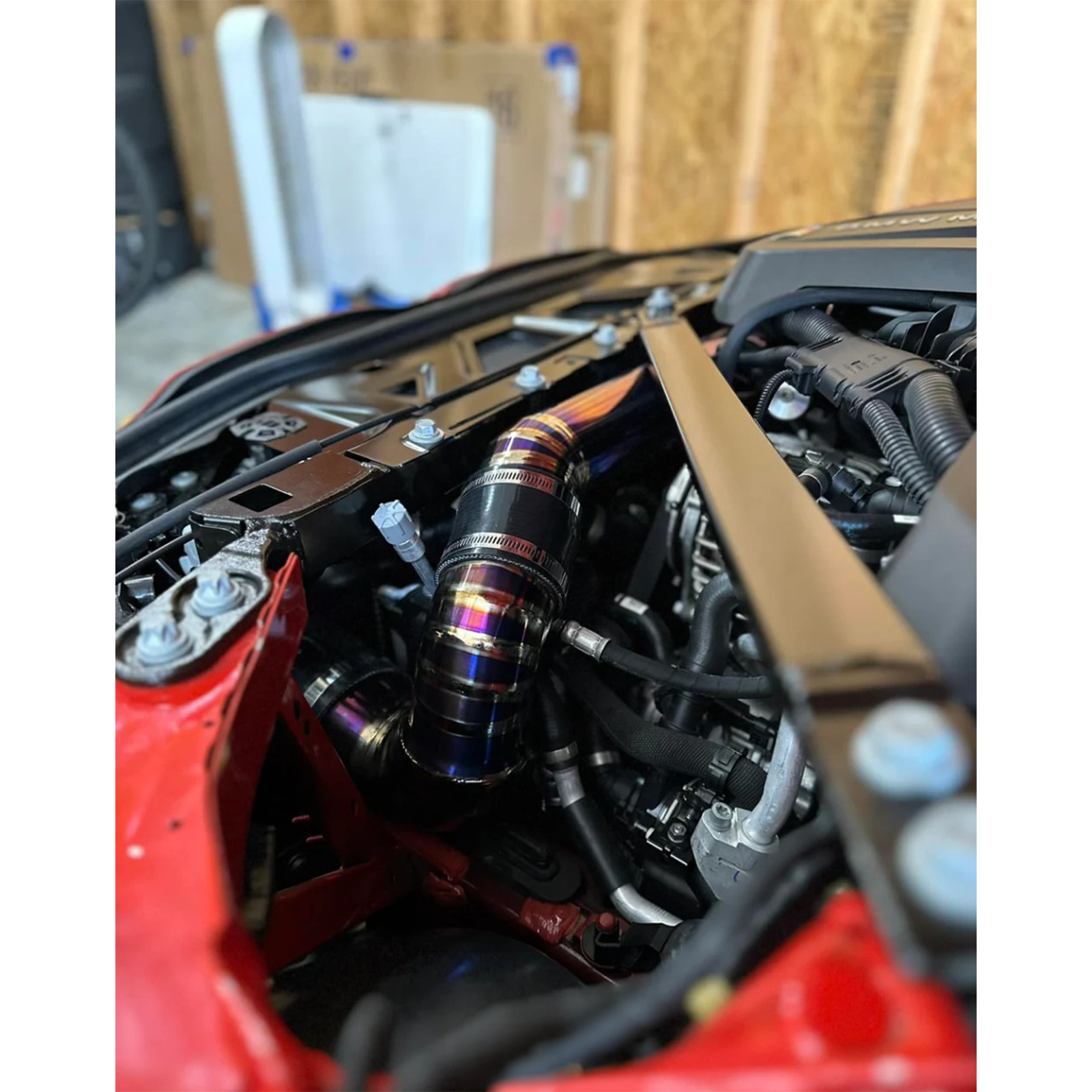 S58 High-Flow Front Mount Air Intake System for BMW G87 M2 G80 M3 G82 M4 - Bull Boost Performance