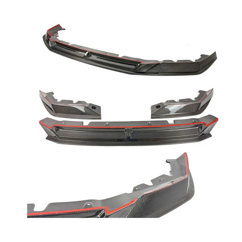Carbon Fiber M Style Front Splitter Lip for BMW G90 G99 M5 - Bull Boost Performance