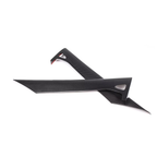 Carbon Fiber Interior Door Upper Panel Trim Cover for Chevrolet Corvette C8 - Bull Boost Performance