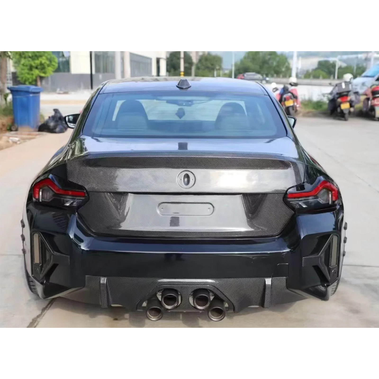 Carbon Fiber Rear OEM Style Trunk for BMW G87 M2 G42 2 Series - Bull Boost Performance