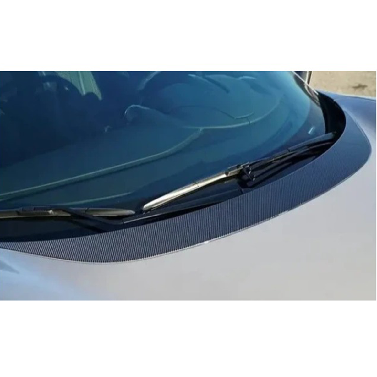 Carbon Fiber Hood Trim for Ferrari F8 by Stratec Systems