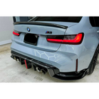 Carbon Fiber Rear Diffuser Brake Light V1 for BMW G80 M3 G82 G83 M4 - Bull Boost Performance