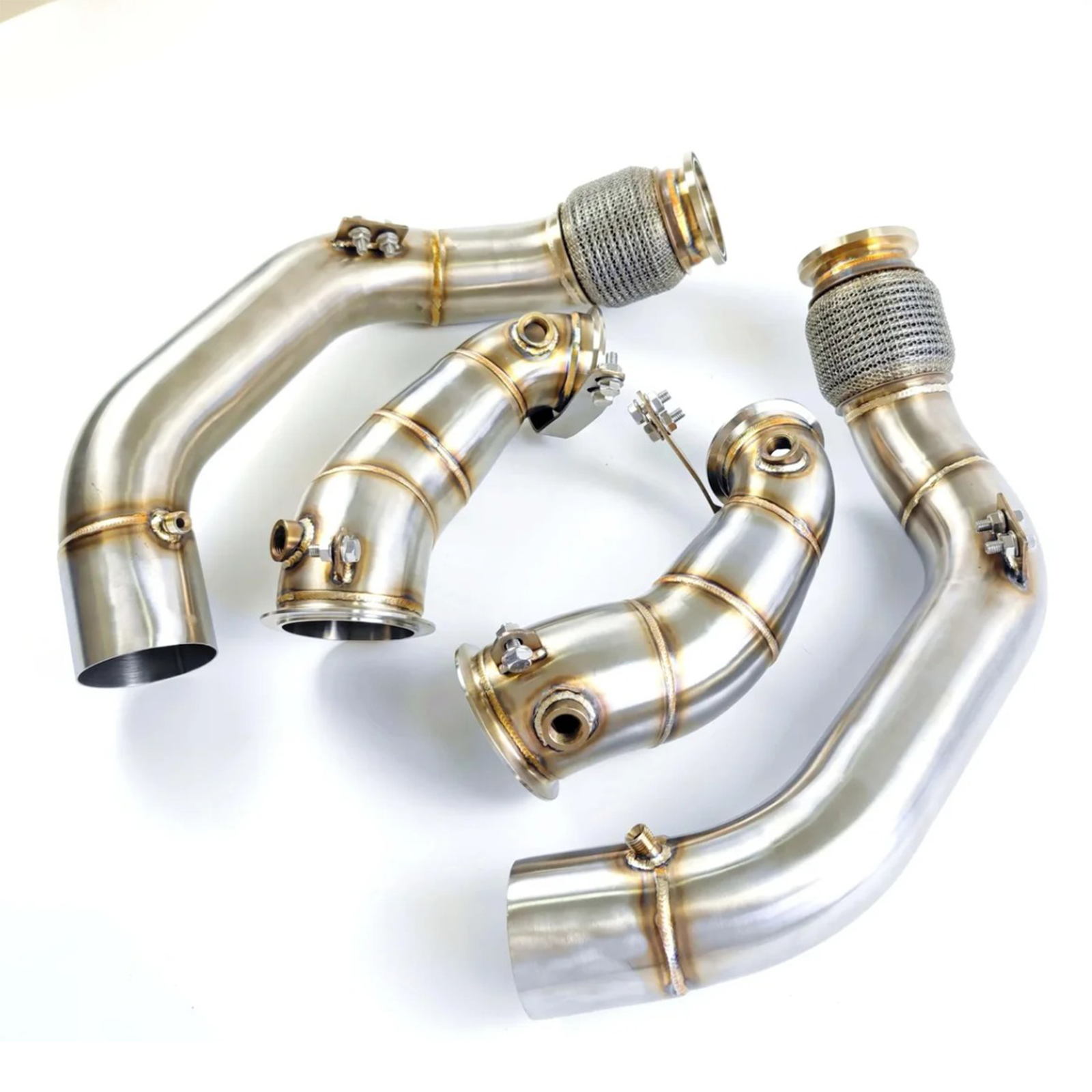 Performance Exhaust Downpipes Air Intake System for BMW F90 M5 F91 F92 F93 M8 S63 4.4T V8 - Bull Boost Performance