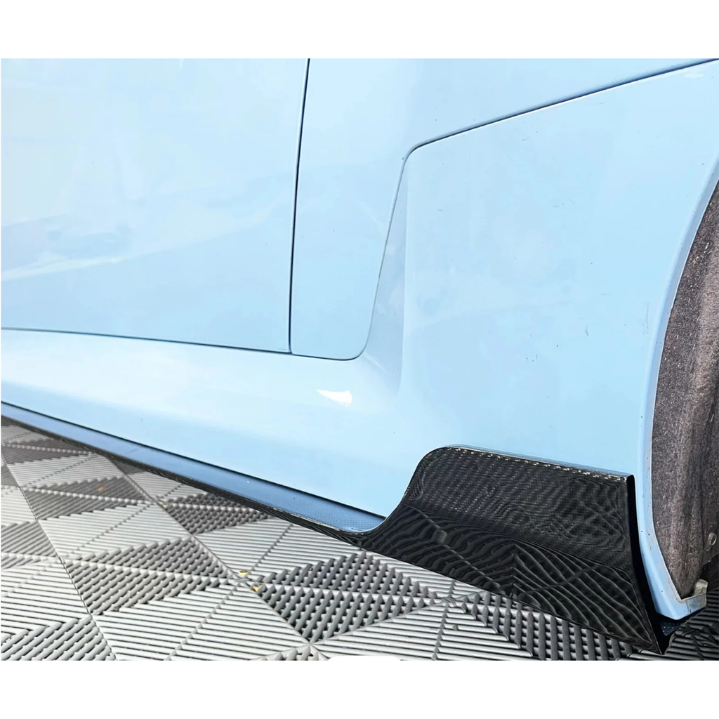 Pre-Preg Carbon Fiber A Style Side Skirts for BMW G87 M2 - Bull Boost Performance
