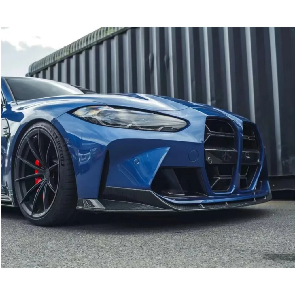Pre-Preg CT Style Carbon Fiber Front Lip for BMW G80 M3 G82 G83 M4 - Bull Boost Performance