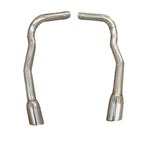 Racing Exhaust Rear Axleback Pipes for 03-08 Jaguar S-Type Performance Sound - Bull Boost Performance