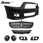 2011-2014Â Dodge Charger SRT OE Black Front Bumper Conversion Cover PP