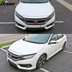 2016-2018Â Honda Civic Sedan IKON Front Rear Bumper Lip Side Skirts