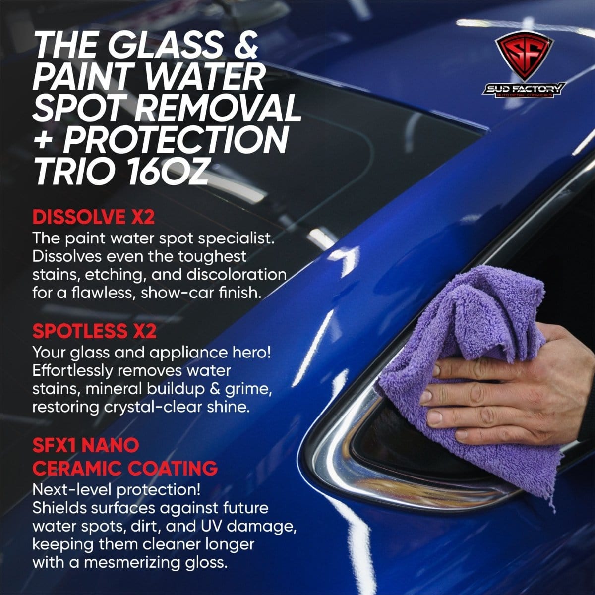 Ultimate Waterspot Removal & Protection Bundle by Sud Factory