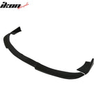 For Universal Black Front Bumper Lip Protector PU Spoiler Air Dam 3PC
