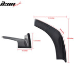 Universal Fitment Textured Black Front Rear Bumper Lip Splitters PP