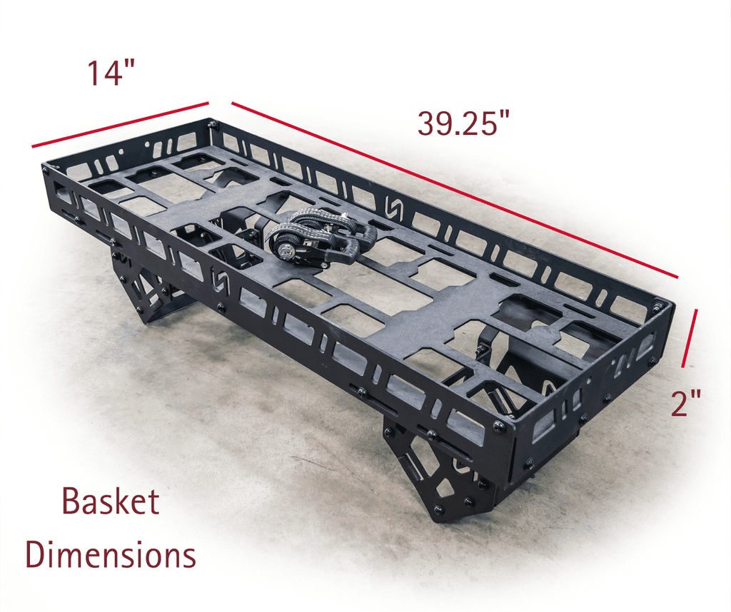 Turn Offroad Spare Tire Storage Rack for Universal Externally Mounted Spare Tires