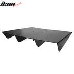 Universal Unpainted 22x20" Rear Bumper Lip Diffuser Assembly Cover ABS