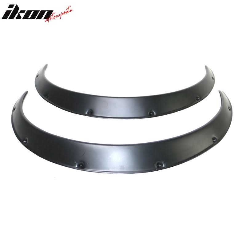 Universal Fitment ZG Ikon V3 50mm Wide Unpainted Front Fender Flare PP