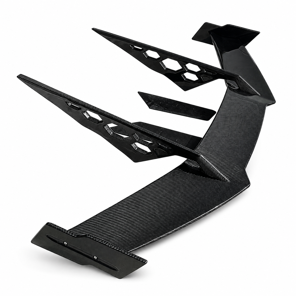 Upgrade Prepreg Carbon Fiber Rear Spoiler Wing for Lamborghini Revuelto by Stratec Systems