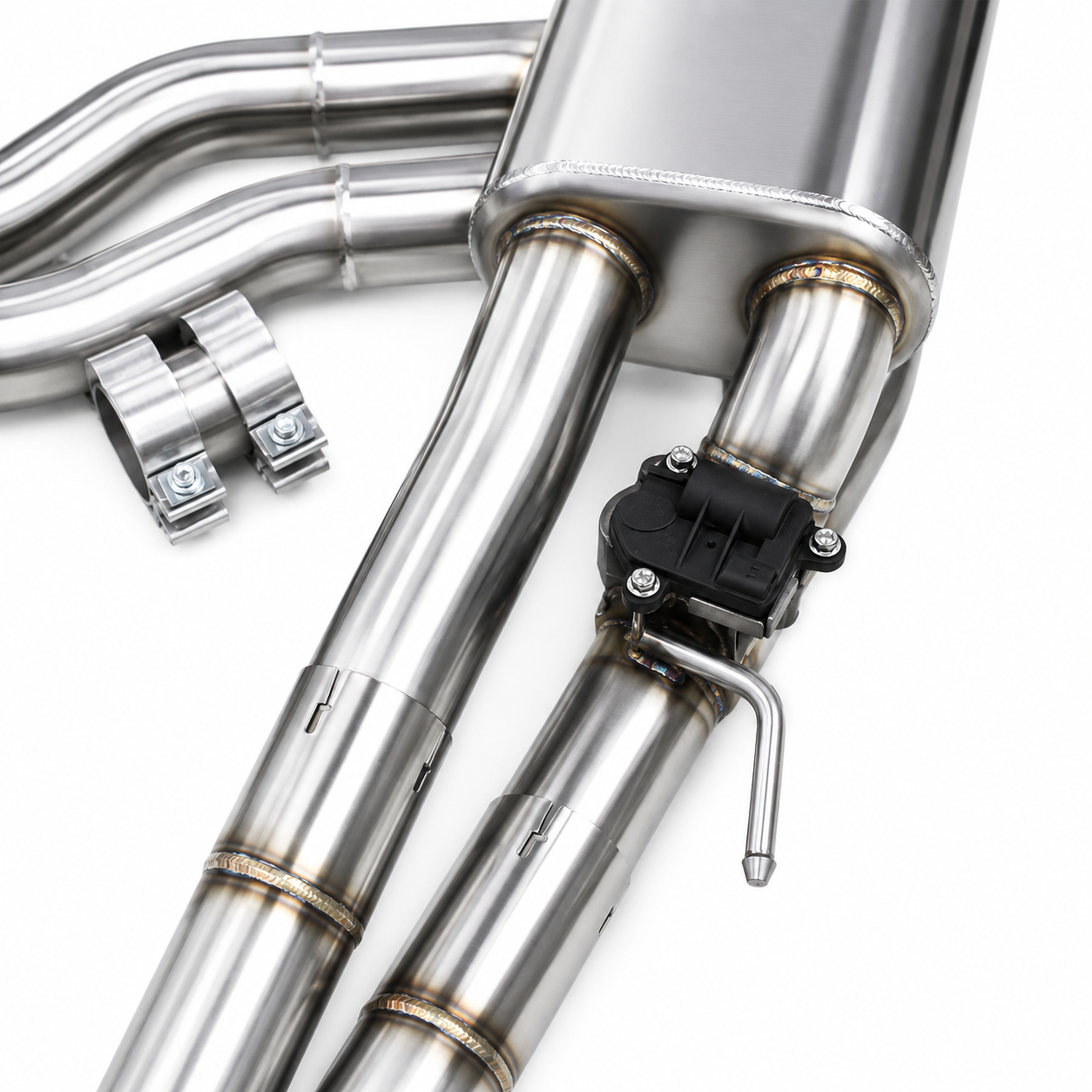 Stainless Steel Equal Length H-Pipe Mid Pipe for BMW M3 M4 G80 G82 3.0T by Stratec Systems