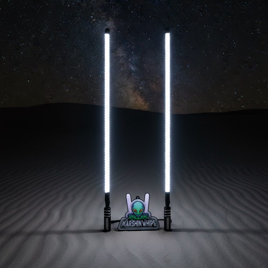 V2 Black Out LED Whip Set: The Ultimate Stealth