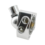 K20 K24 K Series Direct Water Pump Mount V2 Swivel Neck Thermostat Housing 16AN - Bull Boost Performance