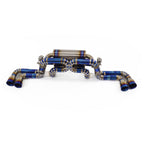Valved Titanium Catback Exhaust System for Ferrari 360 Modena Spider F360 3.6L - Bull Boost Performance