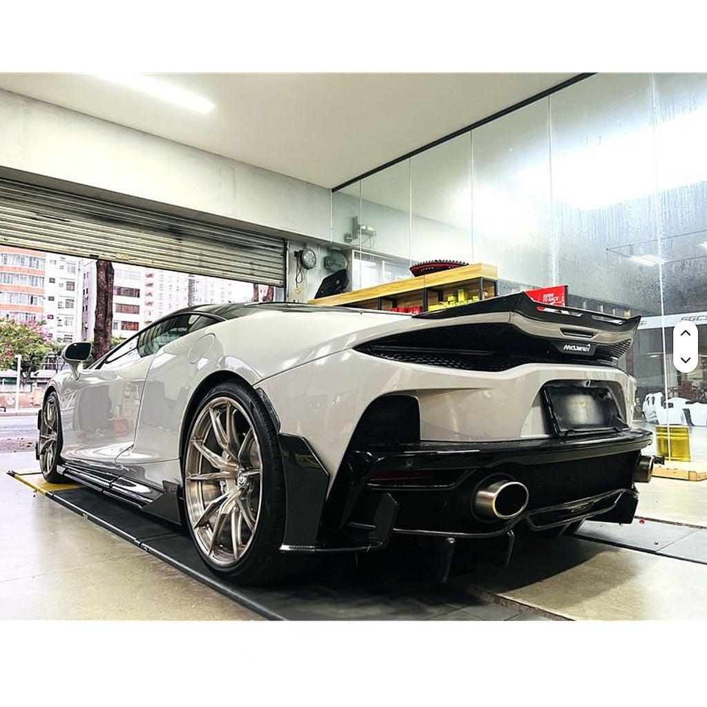MWD Style Dry Carbon Fiber Trunk Wing Spoiler for McLaren GT - Bull Boost Performance
